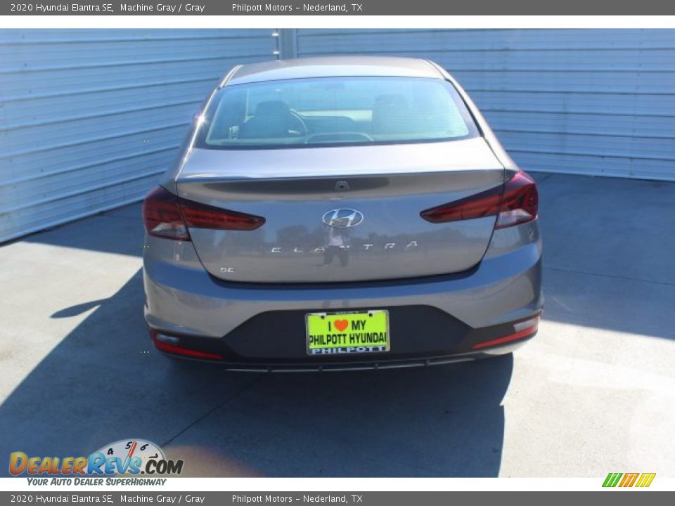 2020 Hyundai Elantra SE Machine Gray / Gray Photo #7