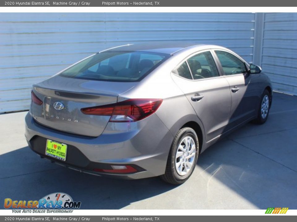 2020 Hyundai Elantra SE Machine Gray / Gray Photo #8