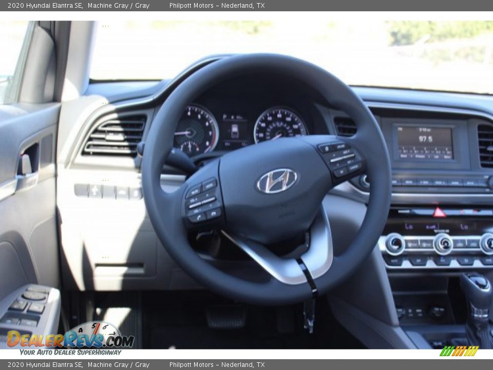 2020 Hyundai Elantra SE Machine Gray / Gray Photo #21