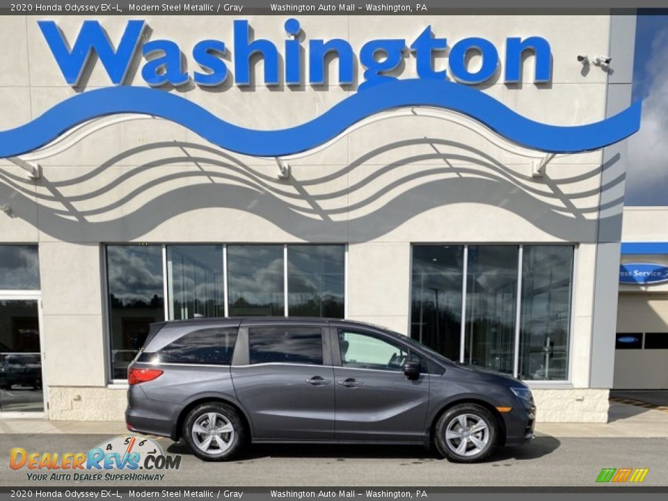 2020 Honda Odyssey EX-L Modern Steel Metallic / Gray Photo #1