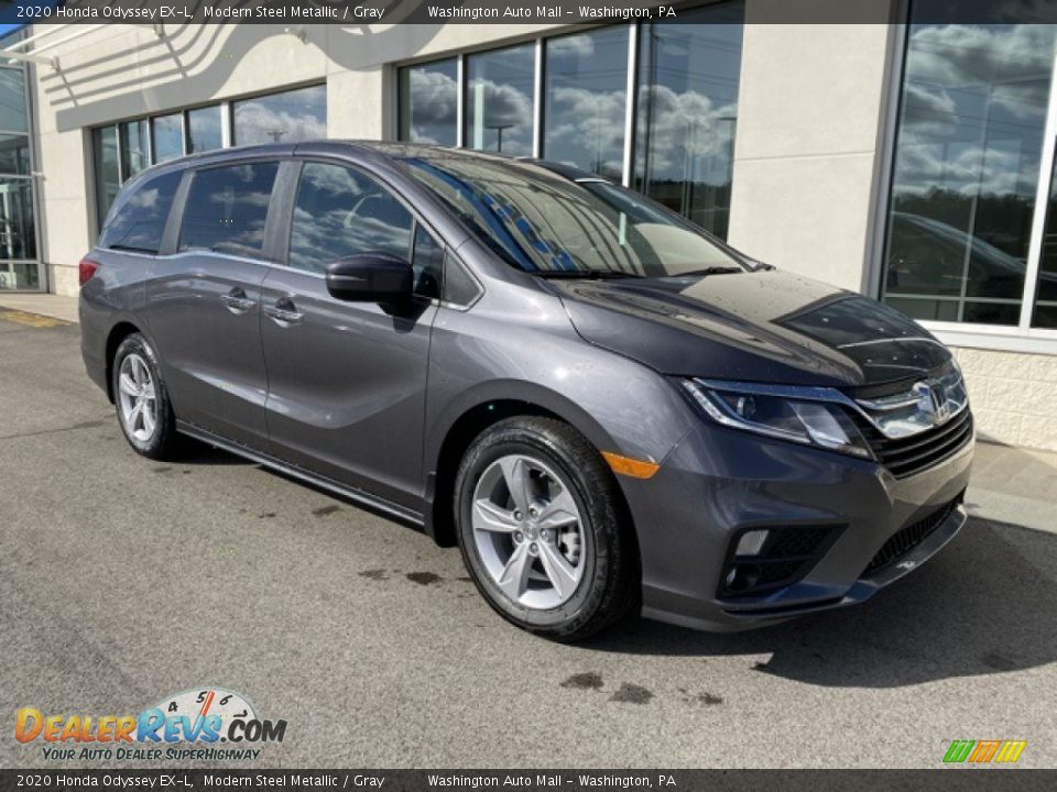 2020 Honda Odyssey EX-L Modern Steel Metallic / Gray Photo #2