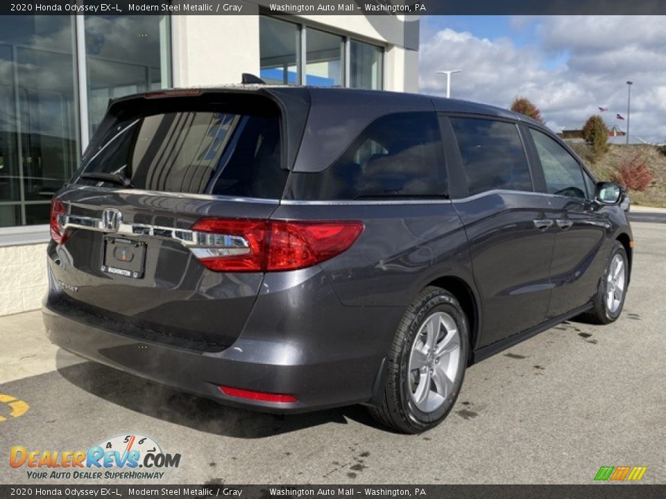 2020 Honda Odyssey EX-L Modern Steel Metallic / Gray Photo #7