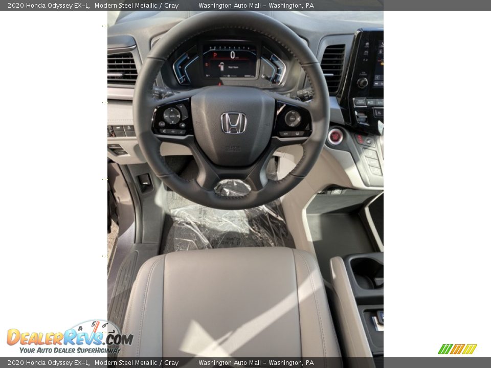2020 Honda Odyssey EX-L Modern Steel Metallic / Gray Photo #13