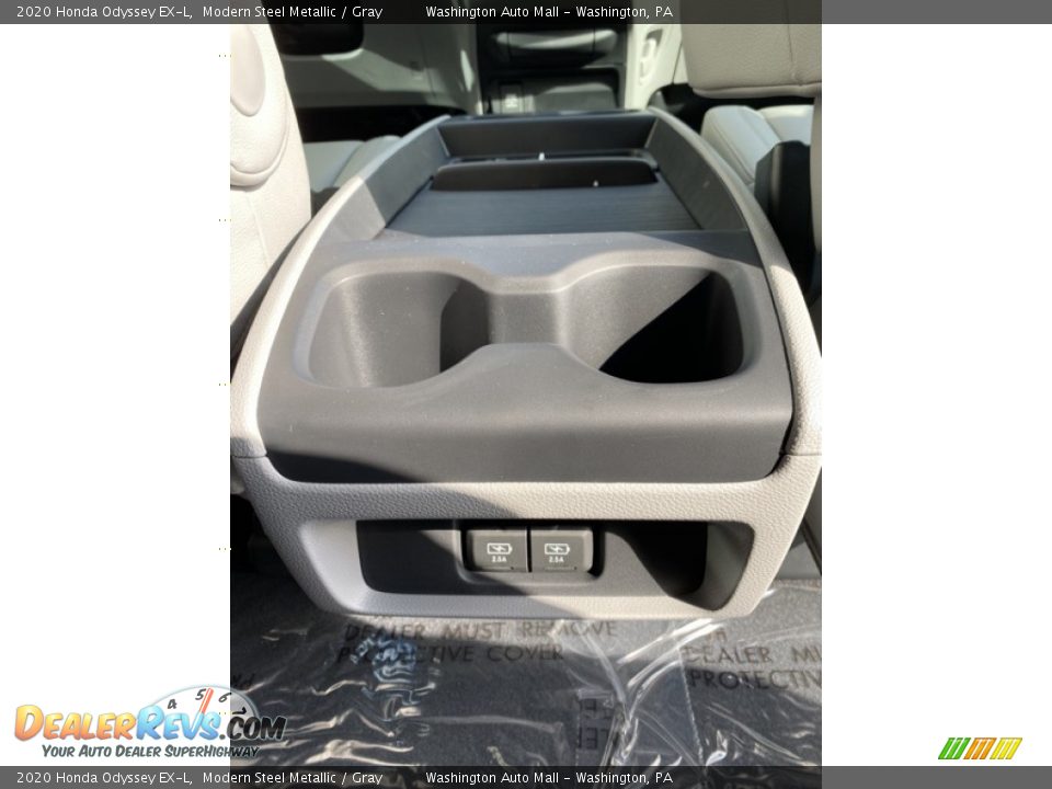 2020 Honda Odyssey EX-L Modern Steel Metallic / Gray Photo #28