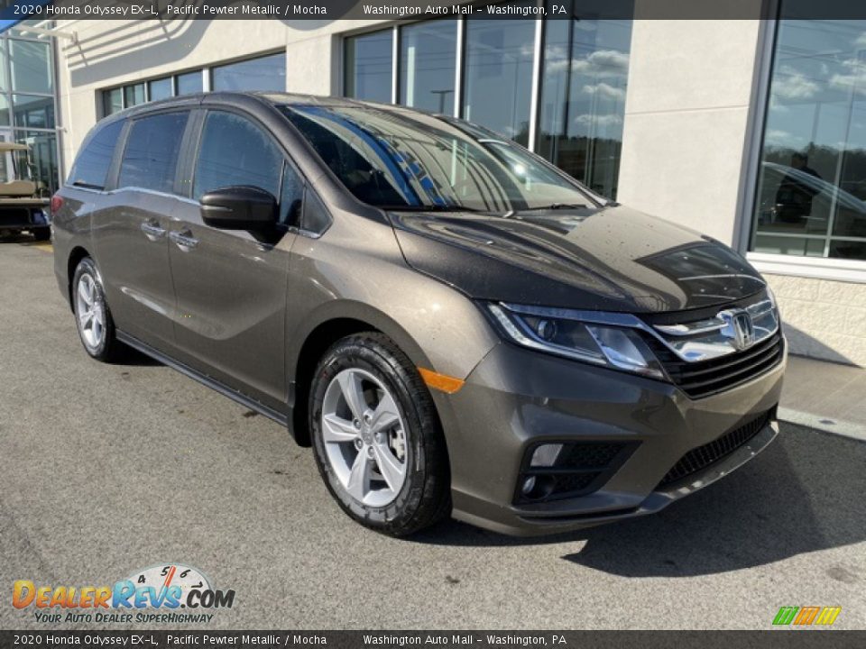 2020 Honda Odyssey EX-L Pacific Pewter Metallic / Mocha Photo #2
