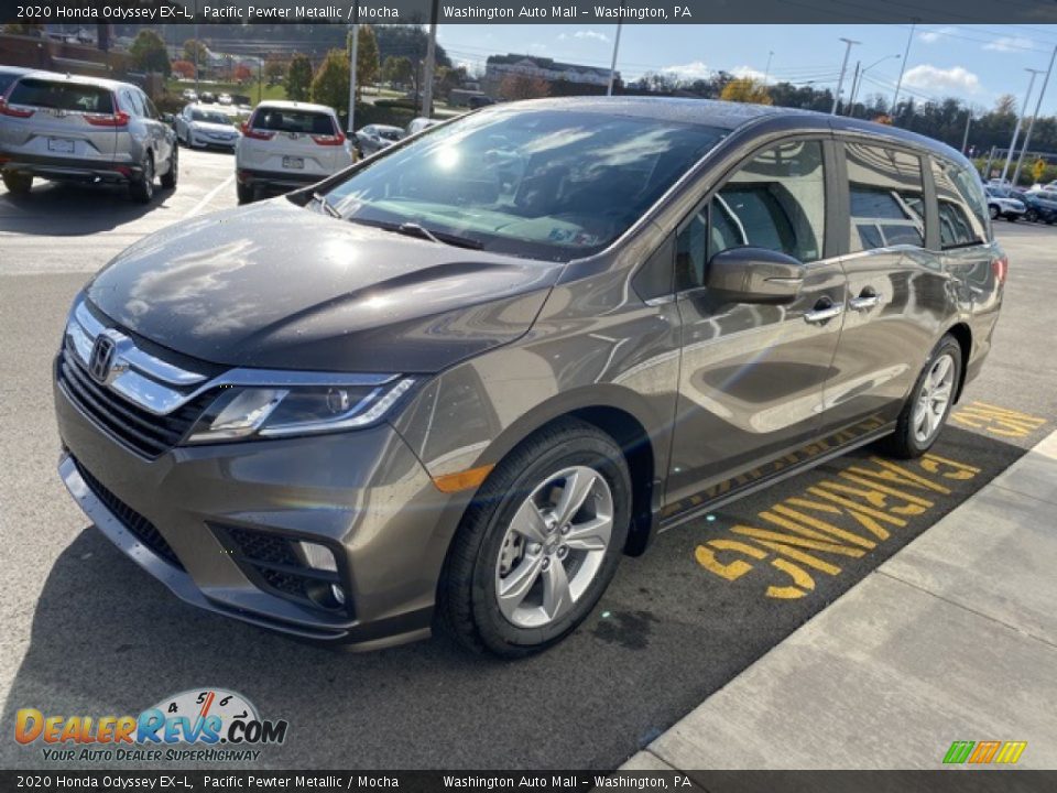 2020 Honda Odyssey EX-L Pacific Pewter Metallic / Mocha Photo #4