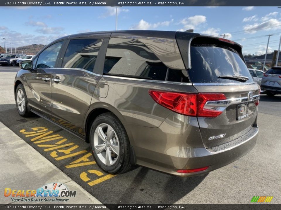 2020 Honda Odyssey EX-L Pacific Pewter Metallic / Mocha Photo #5