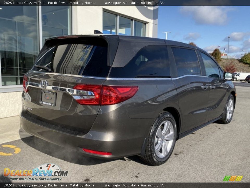 2020 Honda Odyssey EX-L Pacific Pewter Metallic / Mocha Photo #7