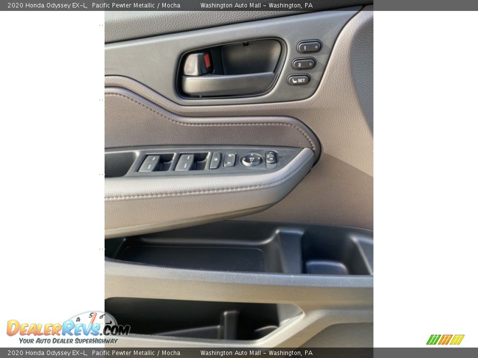 2020 Honda Odyssey EX-L Pacific Pewter Metallic / Mocha Photo #11