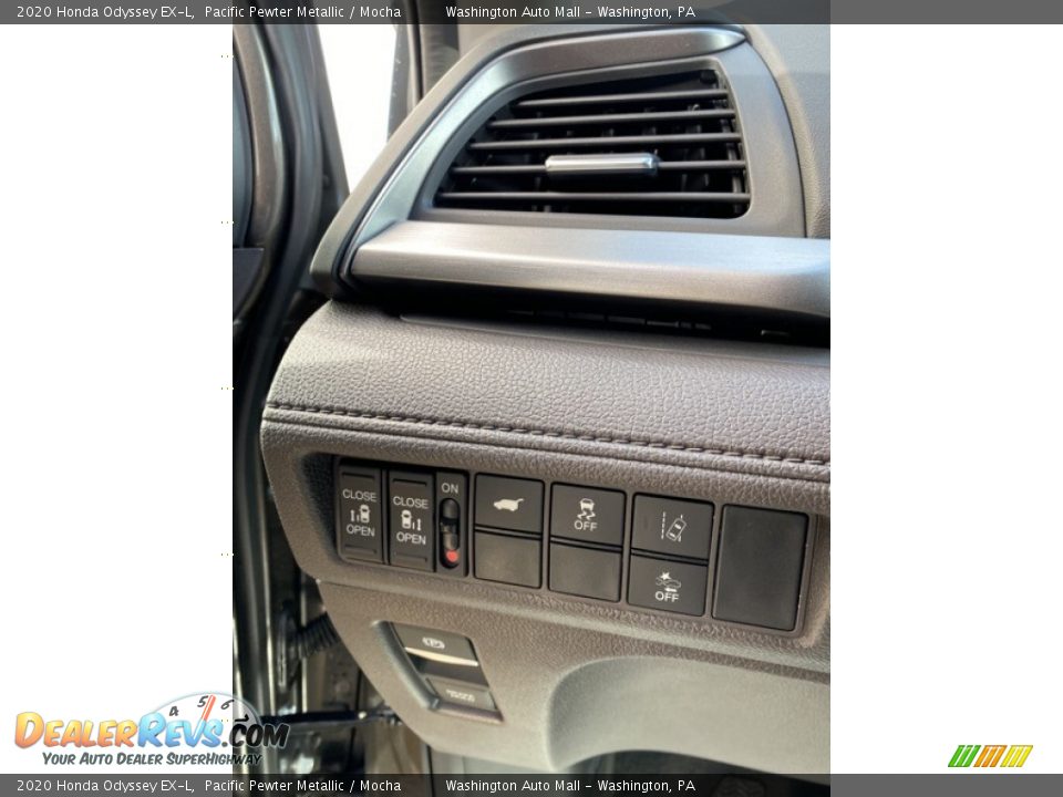 2020 Honda Odyssey EX-L Pacific Pewter Metallic / Mocha Photo #12
