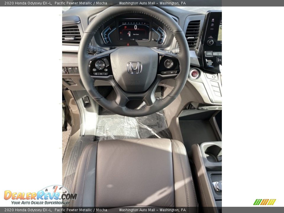 2020 Honda Odyssey EX-L Pacific Pewter Metallic / Mocha Photo #13