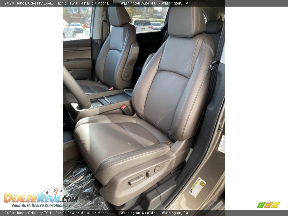 2020 Honda Odyssey EX-L Pacific Pewter Metallic / Mocha Photo #14