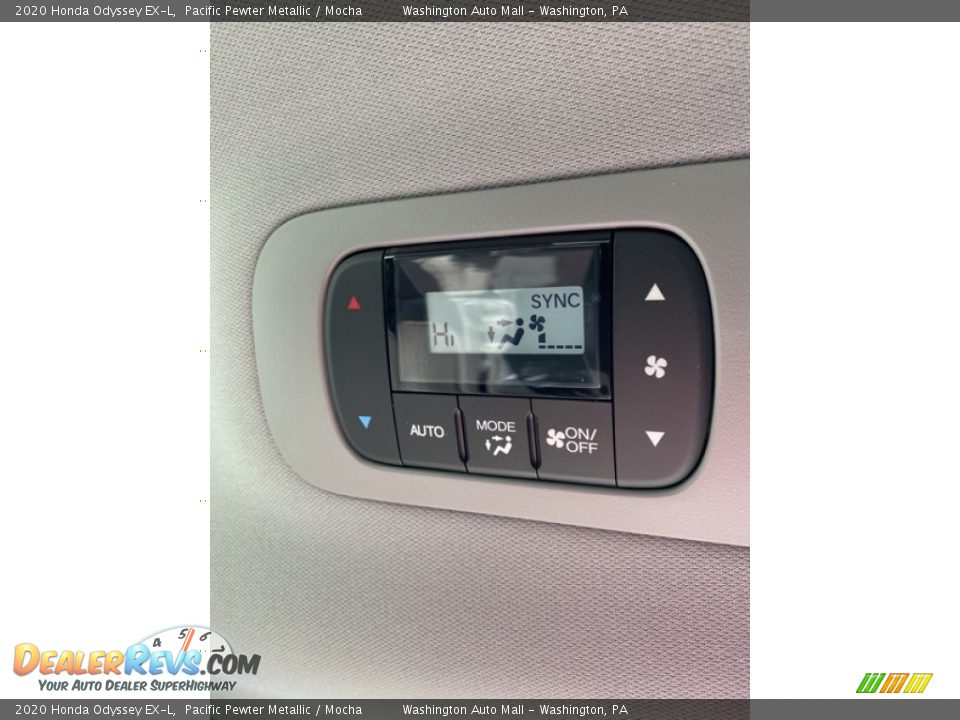 2020 Honda Odyssey EX-L Pacific Pewter Metallic / Mocha Photo #29