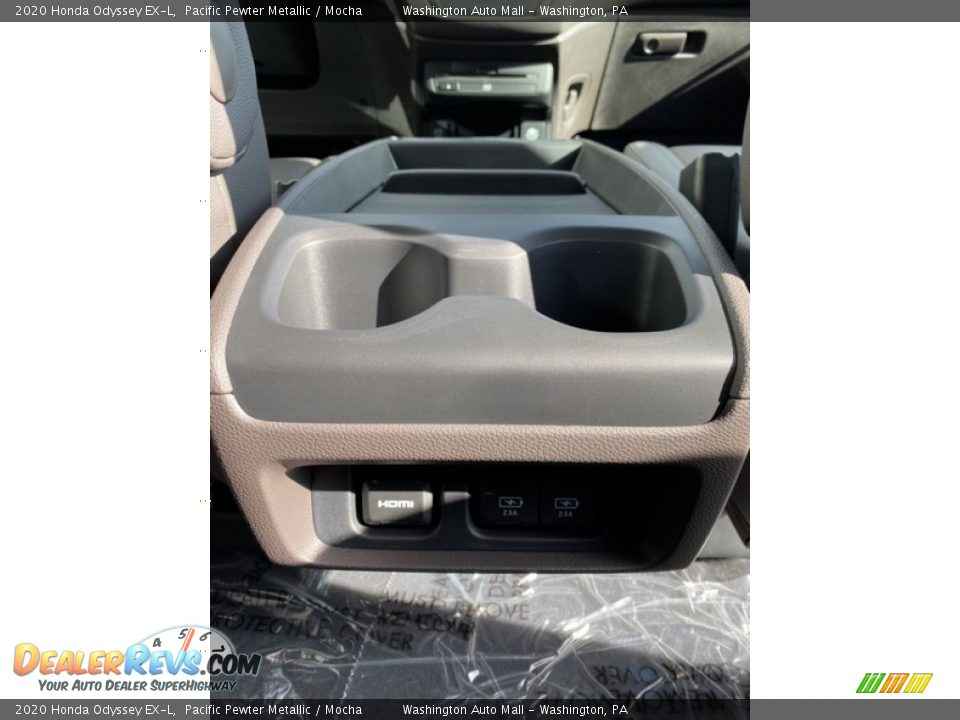 2020 Honda Odyssey EX-L Pacific Pewter Metallic / Mocha Photo #30