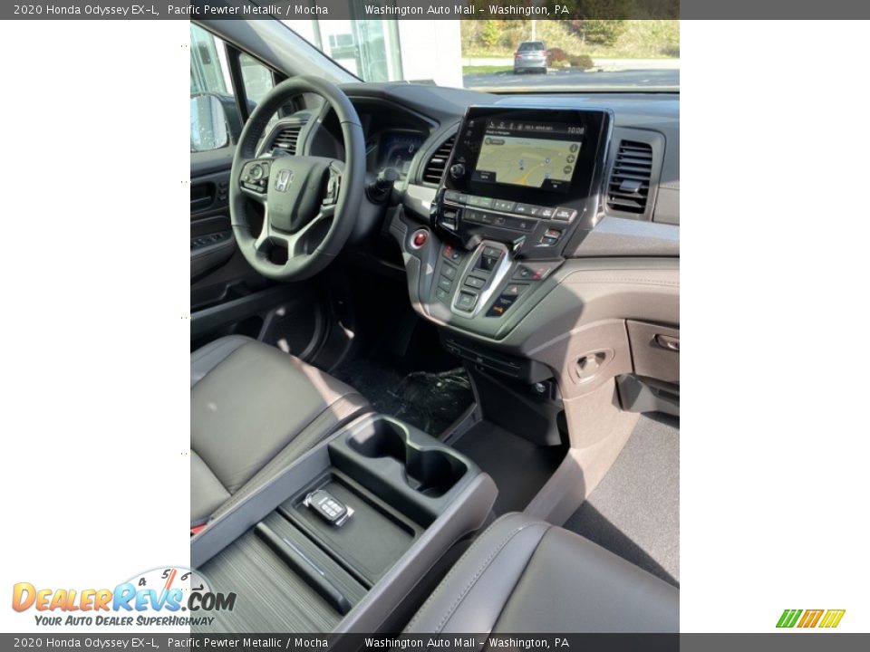2020 Honda Odyssey EX-L Pacific Pewter Metallic / Mocha Photo #35