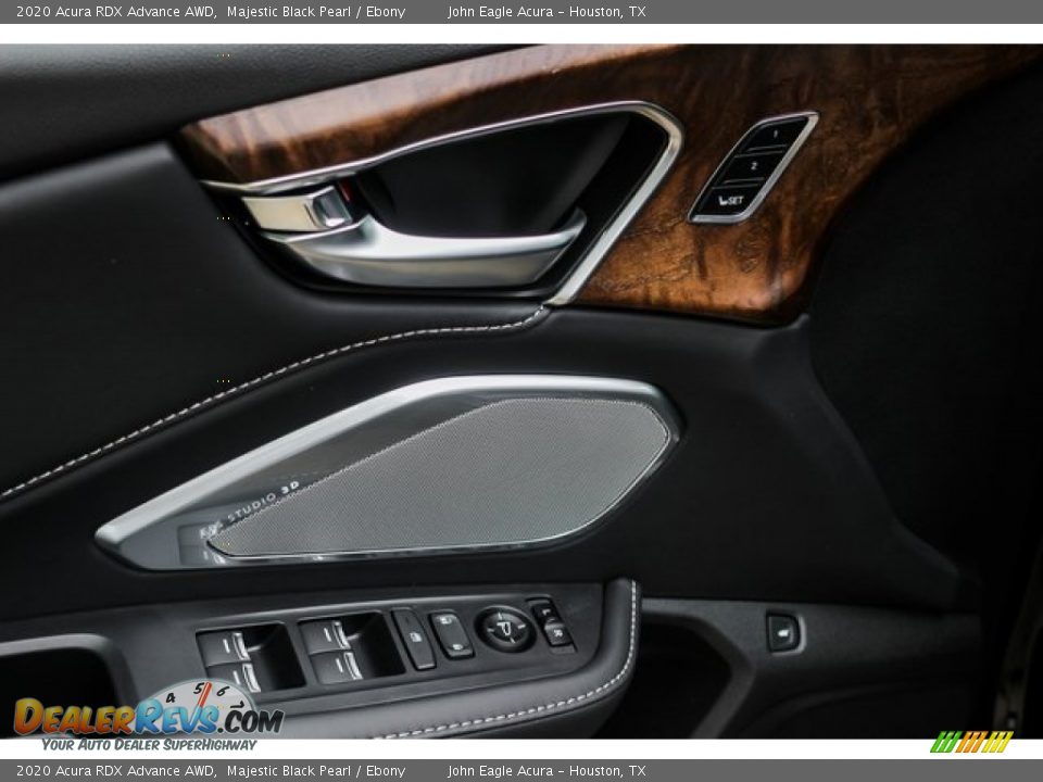 2020 Acura RDX Advance AWD Majestic Black Pearl / Ebony Photo #12