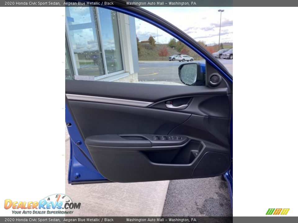 2020 Honda Civic Sport Sedan Aegean Blue Metallic / Black Photo #10
