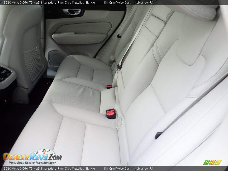 2020 Volvo XC60 T5 AWD Inscription Pine Grey Metallic / Blonde Photo #8