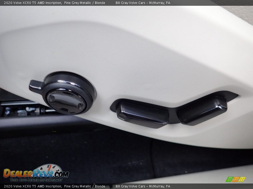 2020 Volvo XC60 T5 AWD Inscription Pine Grey Metallic / Blonde Photo #12