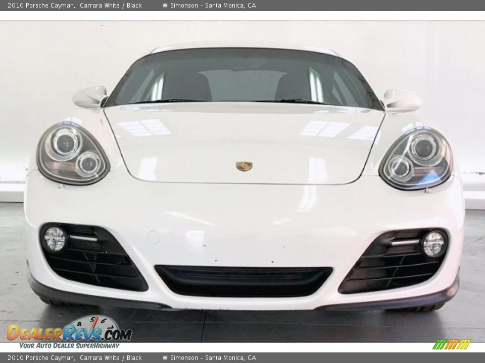 2010 Porsche Cayman Carrara White / Black Photo #2