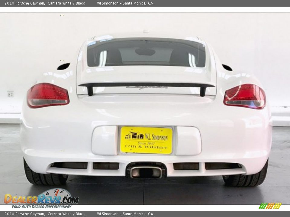 2010 Porsche Cayman Carrara White / Black Photo #3