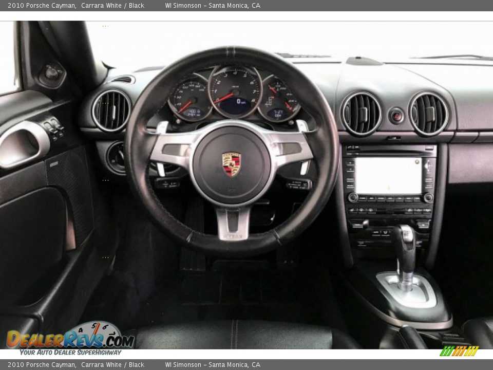 2010 Porsche Cayman Carrara White / Black Photo #4