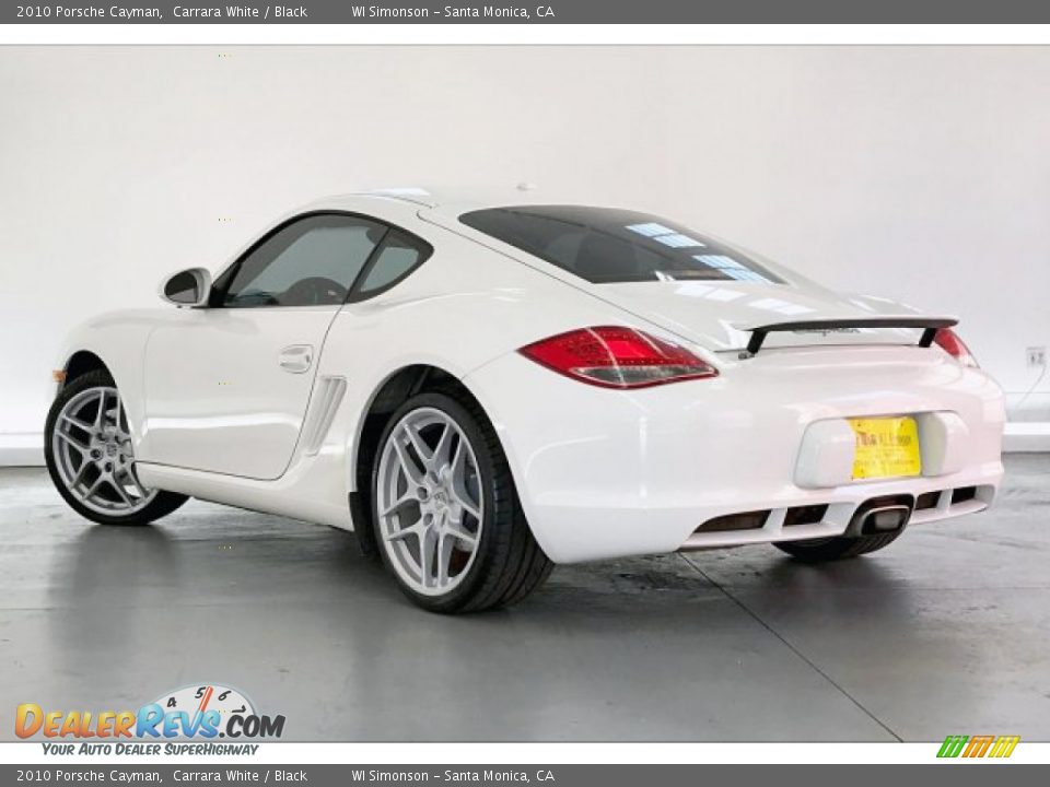 2010 Porsche Cayman Carrara White / Black Photo #9