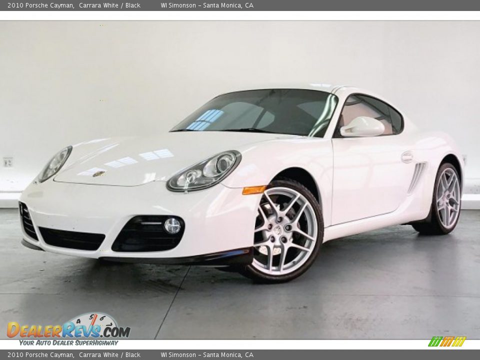 2010 Porsche Cayman Carrara White / Black Photo #11