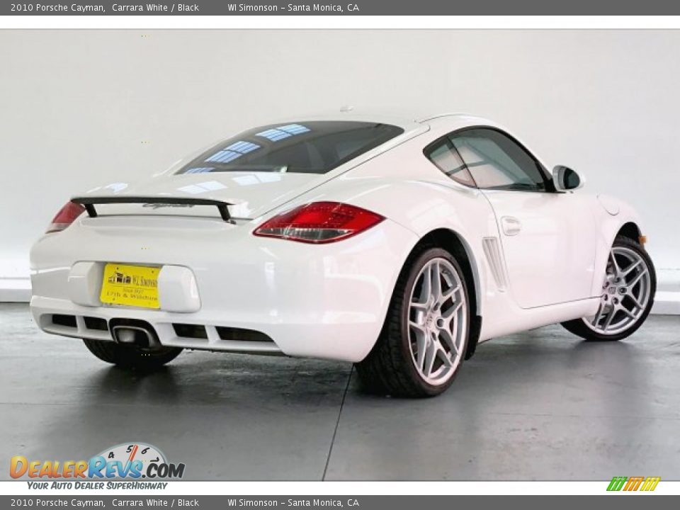 2010 Porsche Cayman Carrara White / Black Photo #13