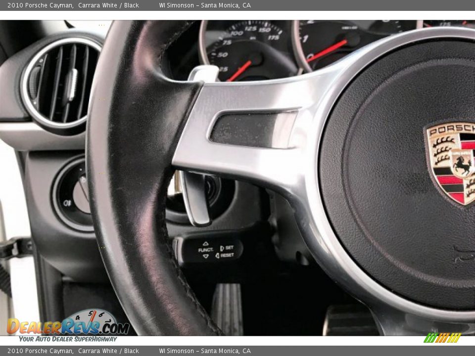 2010 Porsche Cayman Carrara White / Black Photo #15