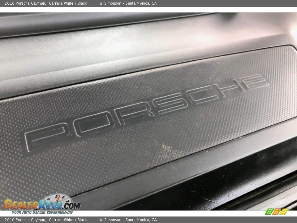 2010 Porsche Cayman Carrara White / Black Photo #26