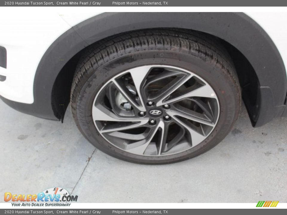 2020 Hyundai Tucson Sport Cream White Pearl / Gray Photo #5