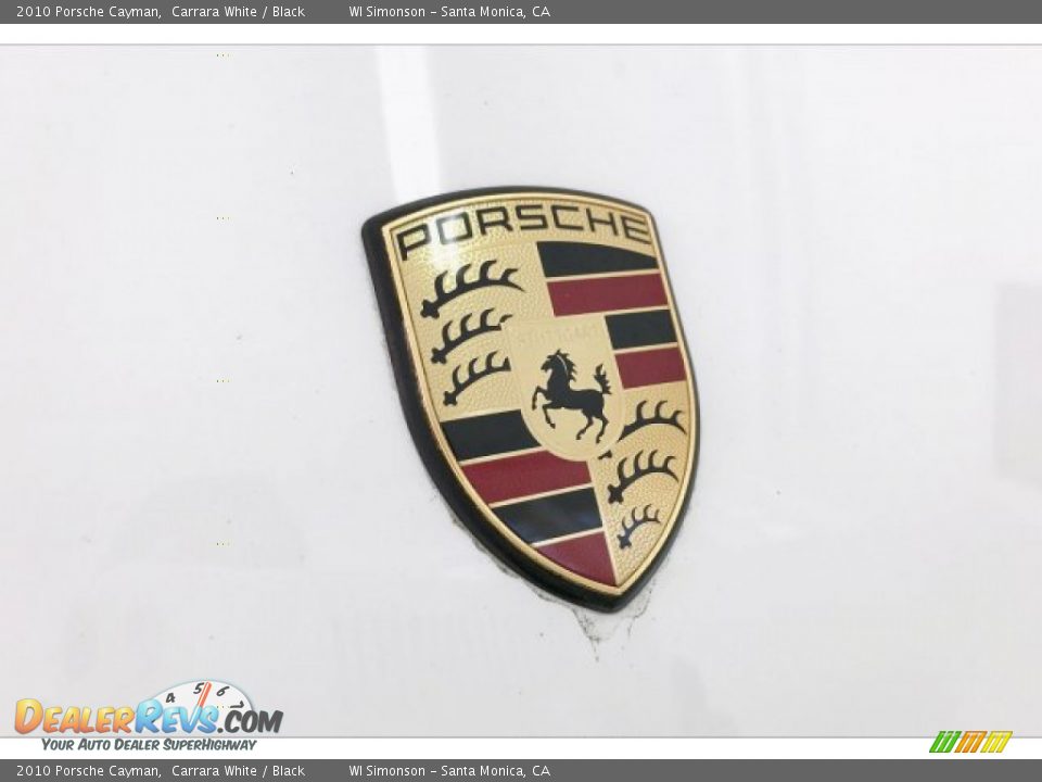 2010 Porsche Cayman Carrara White / Black Photo #28