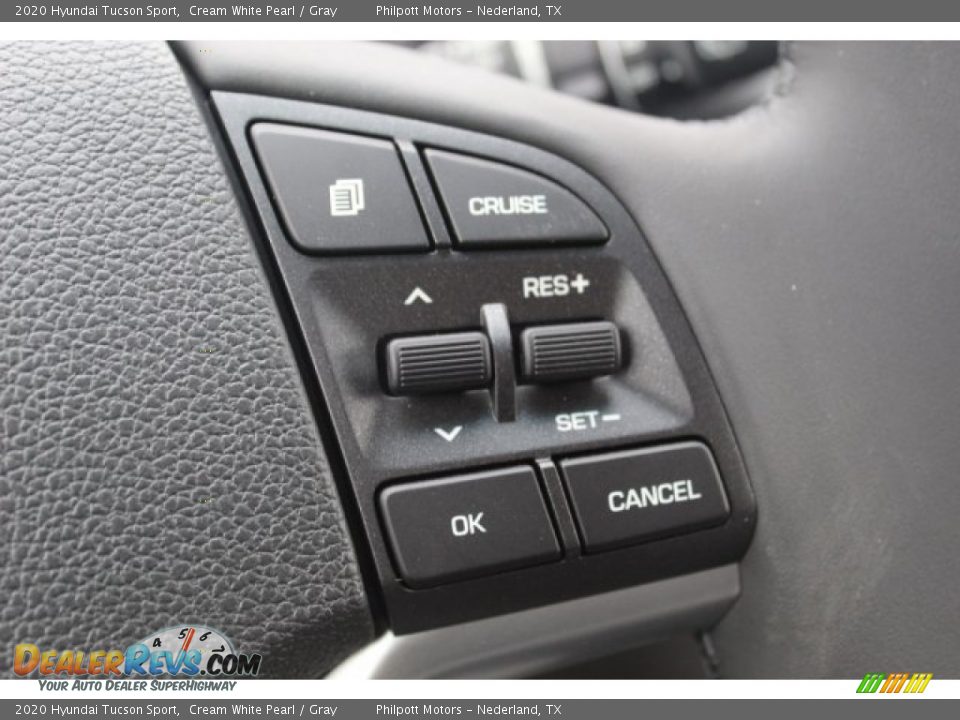 2020 Hyundai Tucson Sport Cream White Pearl / Gray Photo #13