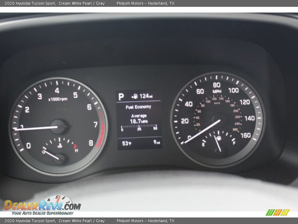 2020 Hyundai Tucson Sport Cream White Pearl / Gray Photo #14