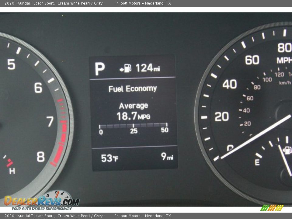 2020 Hyundai Tucson Sport Cream White Pearl / Gray Photo #15