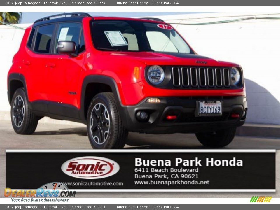 2017 Jeep Renegade Trailhawk 4x4 Colorado Red / Black Photo #1