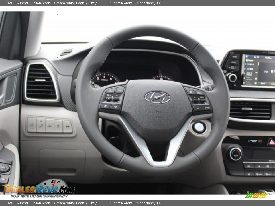 2020 Hyundai Tucson Sport Cream White Pearl / Gray Photo #23