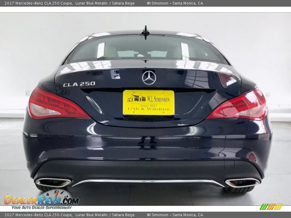 2017 Mercedes-Benz CLA 250 Coupe Lunar Blue Metallic / Sahara Beige Photo #3