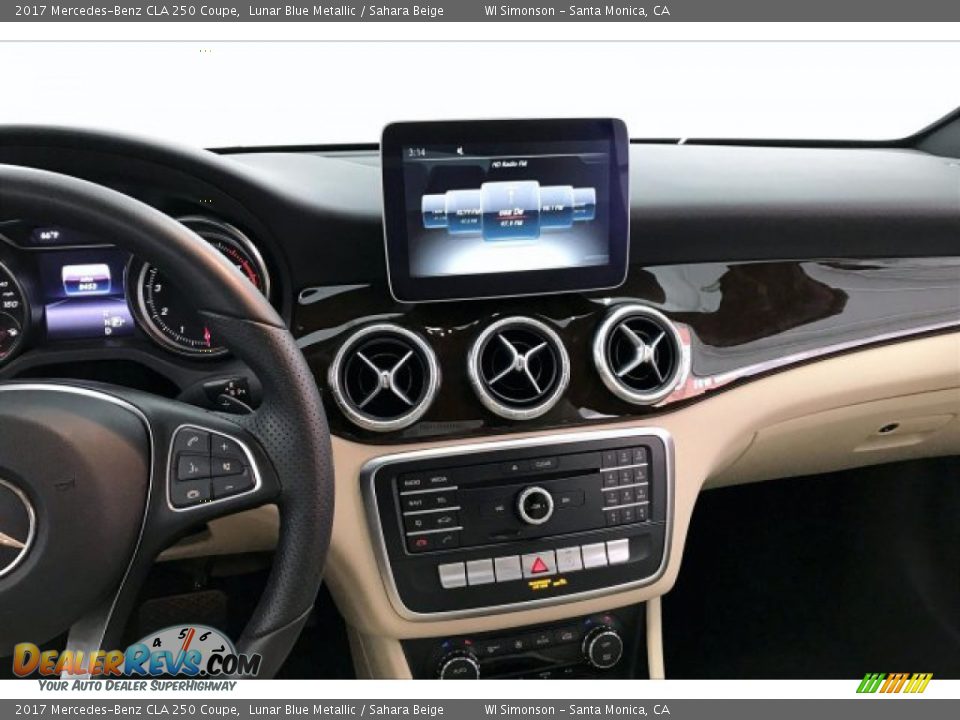 2017 Mercedes-Benz CLA 250 Coupe Lunar Blue Metallic / Sahara Beige Photo #5