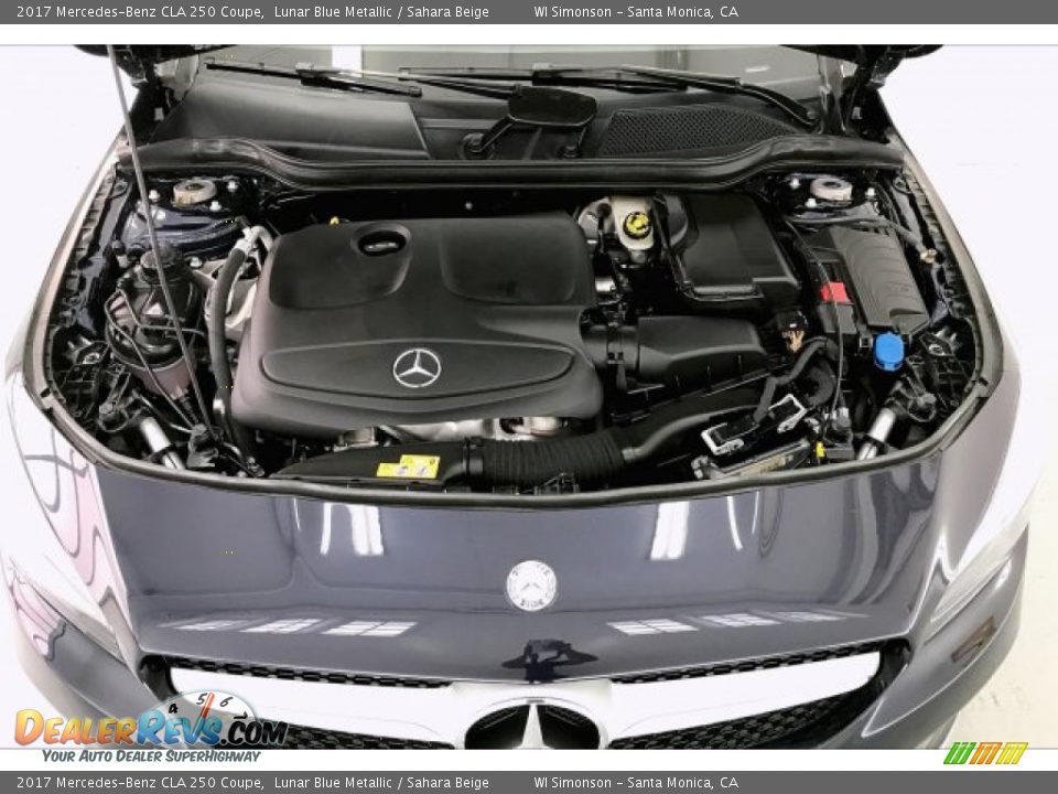 2017 Mercedes-Benz CLA 250 Coupe Lunar Blue Metallic / Sahara Beige Photo #9