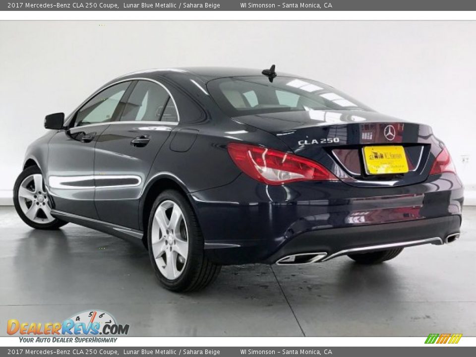 2017 Mercedes-Benz CLA 250 Coupe Lunar Blue Metallic / Sahara Beige Photo #10