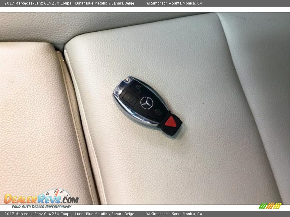 2017 Mercedes-Benz CLA 250 Coupe Lunar Blue Metallic / Sahara Beige Photo #11