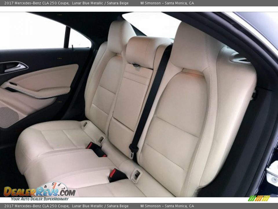 2017 Mercedes-Benz CLA 250 Coupe Lunar Blue Metallic / Sahara Beige Photo #15