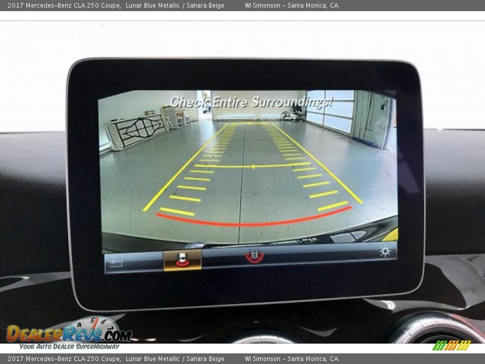 2017 Mercedes-Benz CLA 250 Coupe Lunar Blue Metallic / Sahara Beige Photo #21