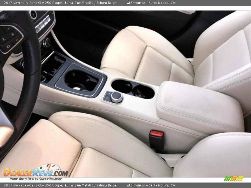 2017 Mercedes-Benz CLA 250 Coupe Lunar Blue Metallic / Sahara Beige Photo #23