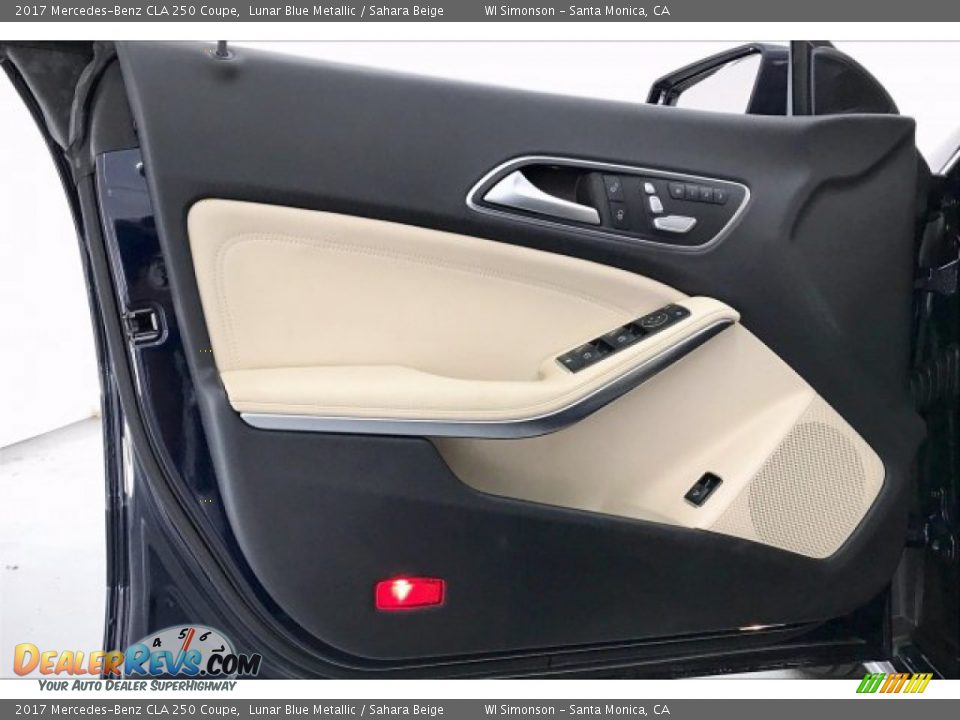 2017 Mercedes-Benz CLA 250 Coupe Lunar Blue Metallic / Sahara Beige Photo #25