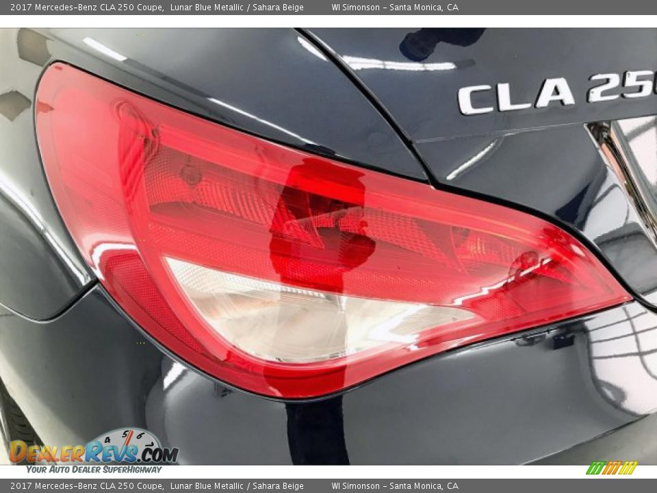 2017 Mercedes-Benz CLA 250 Coupe Lunar Blue Metallic / Sahara Beige Photo #26