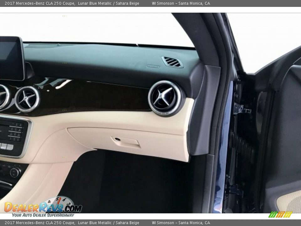 2017 Mercedes-Benz CLA 250 Coupe Lunar Blue Metallic / Sahara Beige Photo #28
