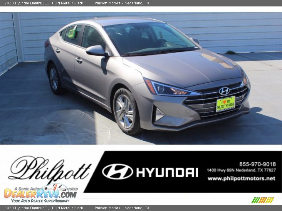 2020 Hyundai Elantra SEL Fluid Metal / Black Photo #1